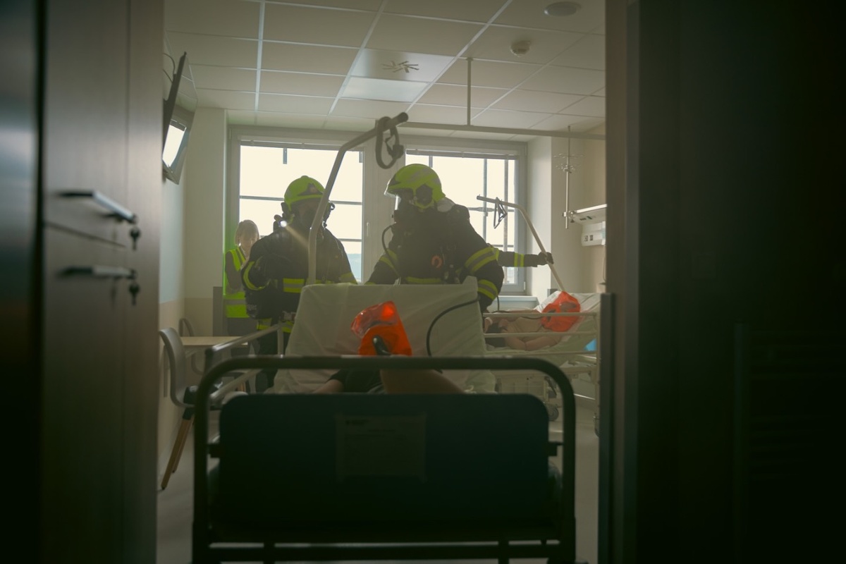 FOTO: Veľká explózia na lôžkovom oddelení v popradskej nemocnici, foto 2