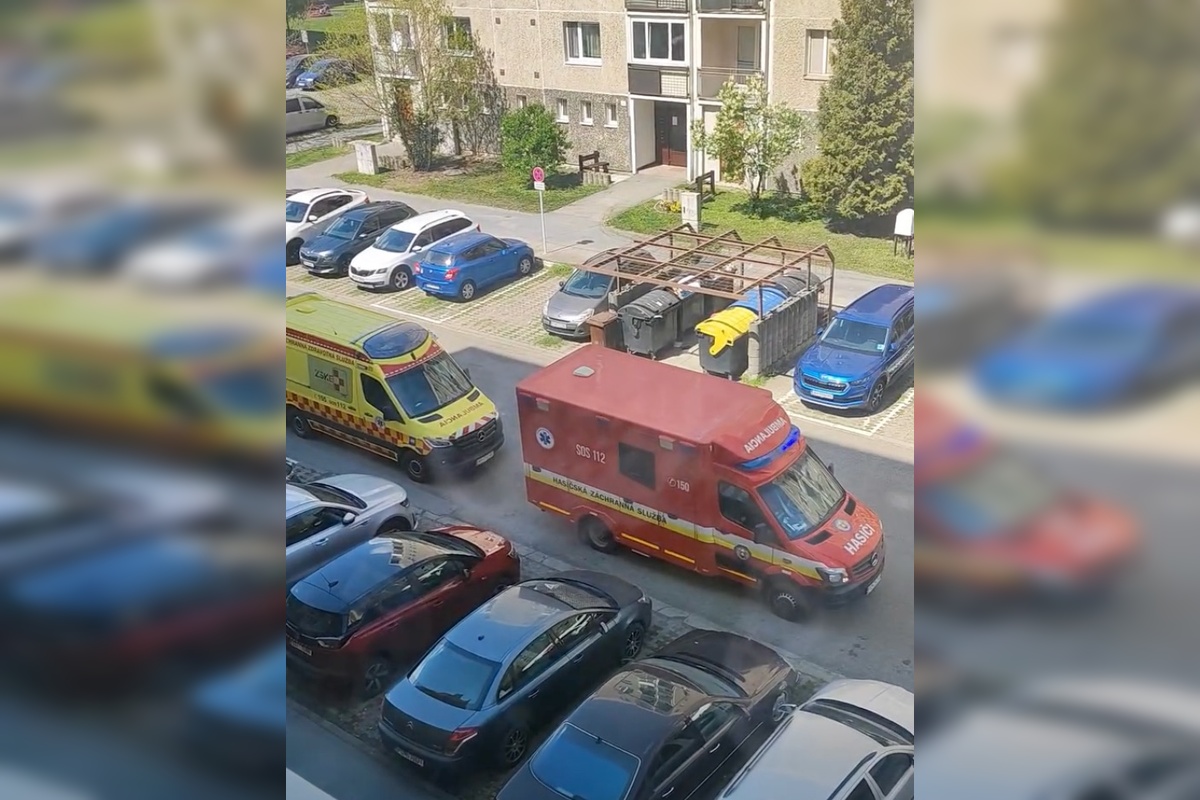 FOTO: Panika na Vihorlatskej v Prešove. Na mieste zasahujú všetky záchranné zložky, foto 2