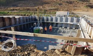 Aktuálne fotografie z výstavby západného obchvatu D1 Prešov, západ - Prešov, juh