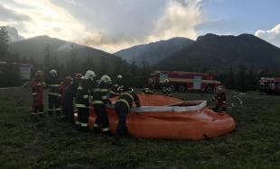 Rozsiahly požiar lesa vo Vysokých Tatrách