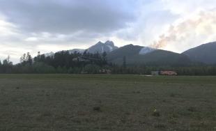 Rozsiahly požiar lesa vo Vysokých Tatrách