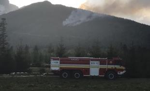 Rozsiahly požiar lesa vo Vysokých Tatrách