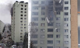 Výbuch plynu v paneláku v Prešove 6.12.2019