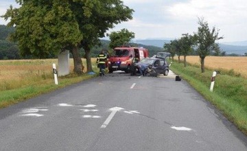 FOTO: Vodič prešiel v okrese Prešov do protismeru a narazil do stromu. Ťažkým zraneniam podľahol 