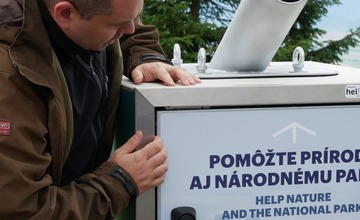 FOTO: Tatranský národný park má nádobu na zálohované obaly