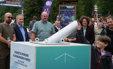 FOTO: Tatranský národný park má nádobu na zálohované obaly