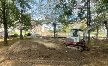 FOTO: Stavenisko revitalizácie sídliska Družba v Bardejove bolo prevzané