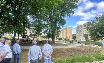 FOTO: Stavenisko revitalizácie sídliska Družba v Bardejove bolo prevzané