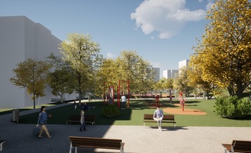 FOTO: Stavenisko revitalizácie sídliska Družba v Bardejove bolo prevzané