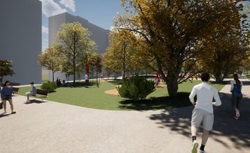 FOTO: Stavenisko revitalizácie sídliska Družba v Bardejove bolo prevzané