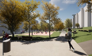 FOTO: Stavenisko revitalizácie sídliska Družba v Bardejove bolo prevzané