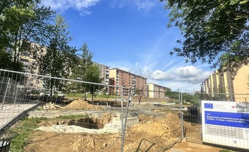FOTO: Stavenisko revitalizácie sídliska Družba v Bardejove bolo prevzané