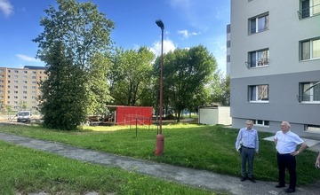 FOTO: Stavenisko revitalizácie sídliska Družba v Bardejove bolo prevzané