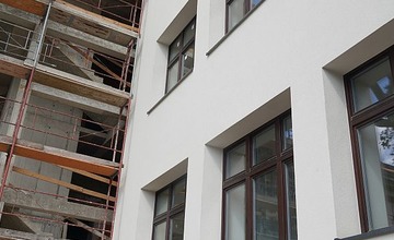 FOTO: Zrekonštruované meštianske domy na Slovenskej ulici v Prešove poskytnú zázemie krajskej knižnici