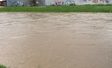 FOTO: Mesto Kežmarok vyhlásilo 3. stupeň výstrah pred dažďom 