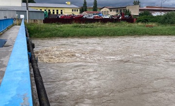 FOTO: Mesto Kežmarok vyhlásilo 3. stupeň výstrah pred dažďom 