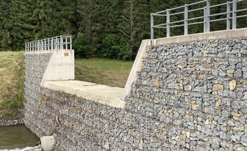 FOTO: Protipovodňový polder na toku Ľubica pomohol zabrániť povodniam na území Kežmarku