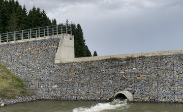 FOTO: Protipovodňový polder na toku Ľubica pomohol zabrániť povodniam na území Kežmarku