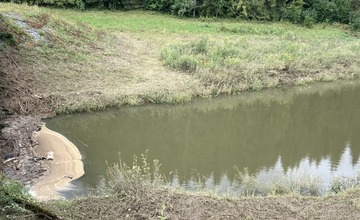 FOTO: Protipovodňový polder na toku Ľubica pomohol zabrániť povodniam na území Kežmarku