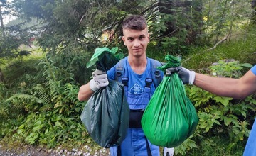 FOTO: Tento rok bolo na chodníku k vodopádu Skok menej odpadu