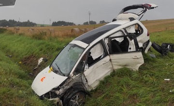 FOTO: Pred obcou Raslavice došlo k tragickej dopravnej nehode