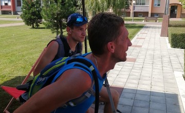 FOTO:  Občerstvenie vo Svidníku počas Rusínskeho ultra behu