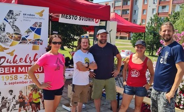 FOTO:  Občerstvenie vo Svidníku počas Rusínskeho ultra behu