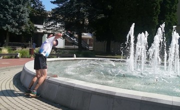 FOTO:  Občerstvenie vo Svidníku počas Rusínskeho ultra behu