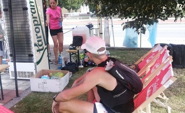 FOTO:  Občerstvenie vo Svidníku počas Rusínskeho ultra behu