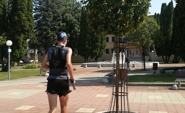 FOTO:  Občerstvenie vo Svidníku počas Rusínskeho ultra behu