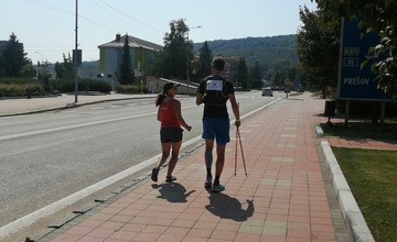 FOTO:  Občerstvenie vo Svidníku počas Rusínskeho ultra behu