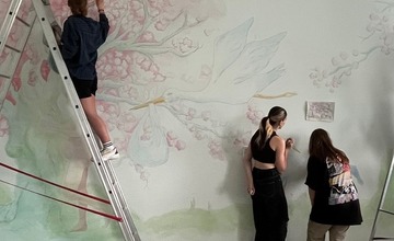 FOTO:  Študenti Školy umeleckého priemyslu skrášlili mnohé priestranstvá v Prešove