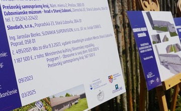 FOTO: Na hrade Stará Ľubovňa sa začala rekonštrukcia severovýchodnej hradby na treťom nádvorí