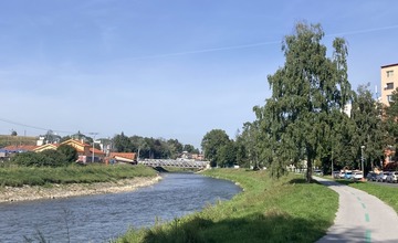 FOTO: Rekonštrukcia hlavného kežmarského mosta ponad rieku Poprad