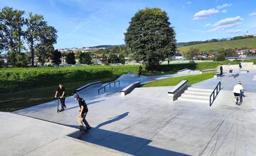 FOTO: Pozrite si, ako vyzerá nový skatepark v Starej Ľubovni