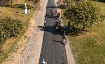 FOTO: Výstavba cykloúseku Starina – bývalá obec Ruské