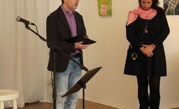 FOTO: V Starej Ľubovni sa konala vernisáž výstavy umelkyne Miliny Zimkovej