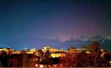 FOTO: Pozrite si fotografie polárnej žiary, ktorá sa ukázala aj nad Prešovským krajom