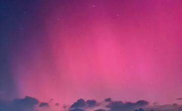 FOTO: Pozrite si fotografie polárnej žiary, ktorá sa ukázala aj nad Prešovským krajom