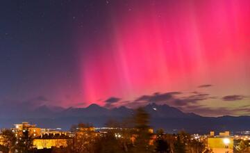 FOTO: Pozrite si fotografie polárnej žiary, ktorá sa ukázala aj nad Prešovským krajom