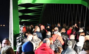 FOTO: Slávnostné otvorenie mosta pre peších a cyklistov v Humennom