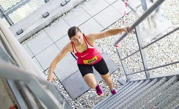 FOTO: Kamila Chomaničová sa venuje behu do schodov