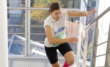 FOTO: Kamila Chomaničová sa venuje behu do schodov