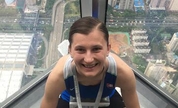 FOTO: Kamila Chomaničová sa venuje behu do schodov