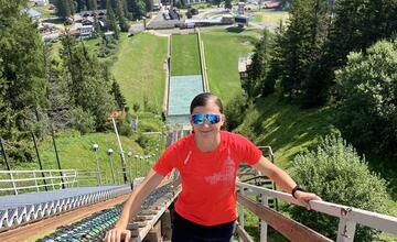 FOTO: Kamila Chomaničová sa venuje behu do schodov