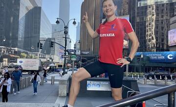 FOTO: Kamila Chomaničová sa venuje behu do schodov