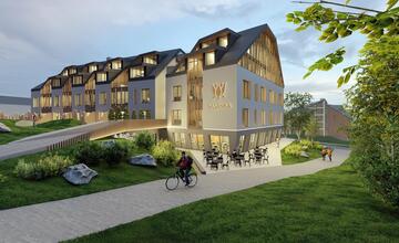 FOTO: Vizualizácia apartmánového domu za 20 miliónov eur v Tatrách