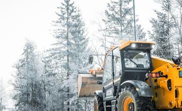 FOTO: Zimná údržba ciest v okrese Stará Ľubovňa a Kežmarok