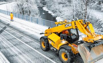 FOTO: Zimná údržba ciest v okrese Stará Ľubovňa a Kežmarok