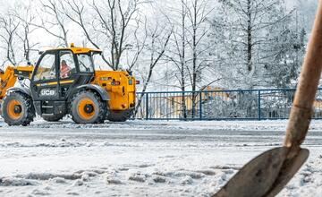 FOTO: Zimná údržba ciest v okrese Stará Ľubovňa a Kežmarok